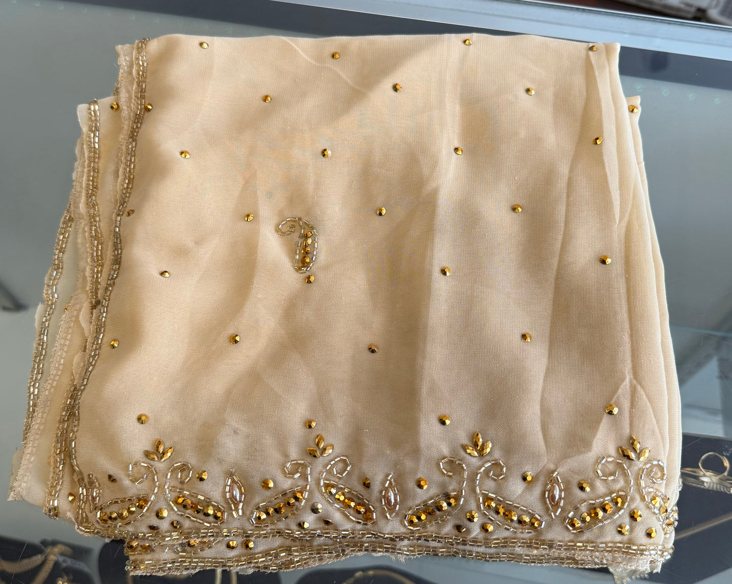 Hijab with stones