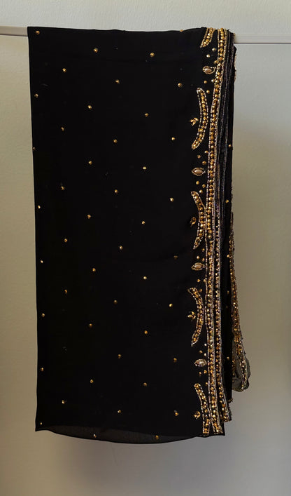 Hijab with stones