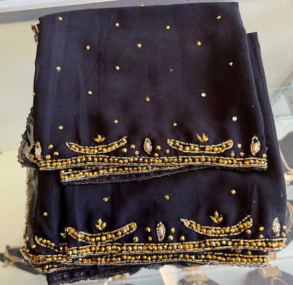 Hijab with stones