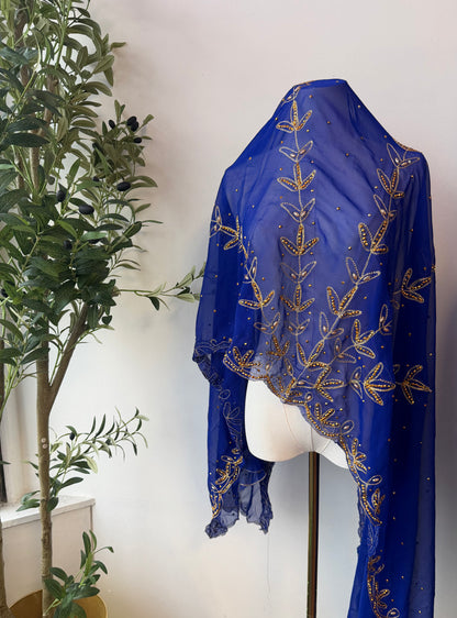 Hijab with stones