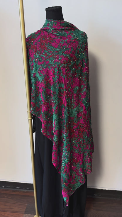 Hijab with beads
