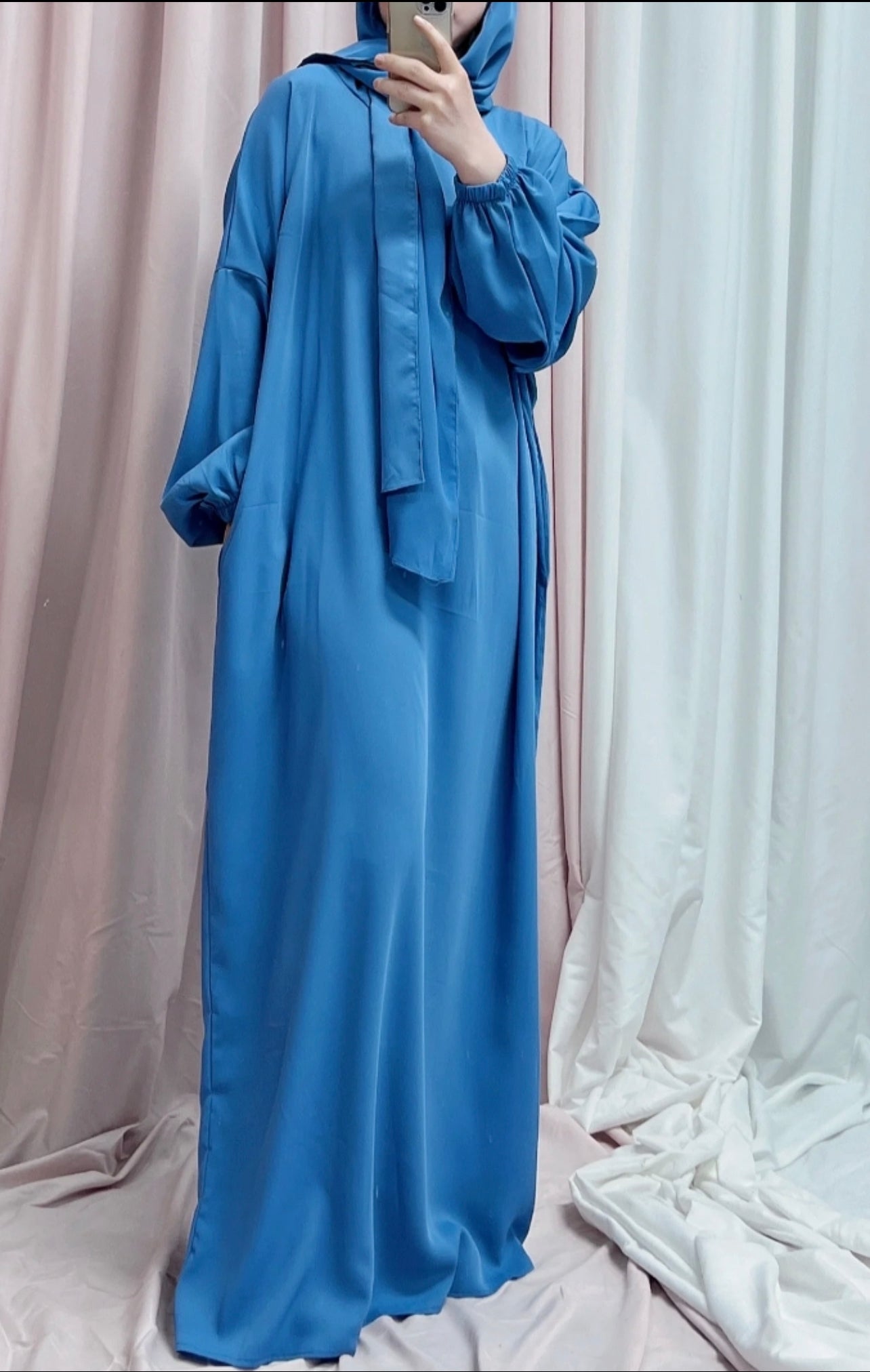 Abaya with attached hijab